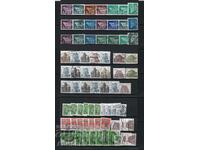 Eire lot of 72 +stamps with seal