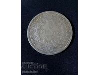 France 1873 A - 5 Francs - Silver Coin #6