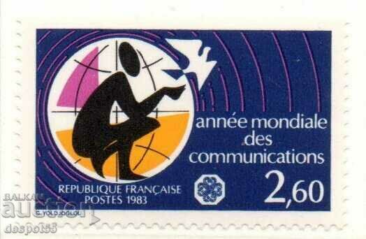 1983. France. World Communications Year.