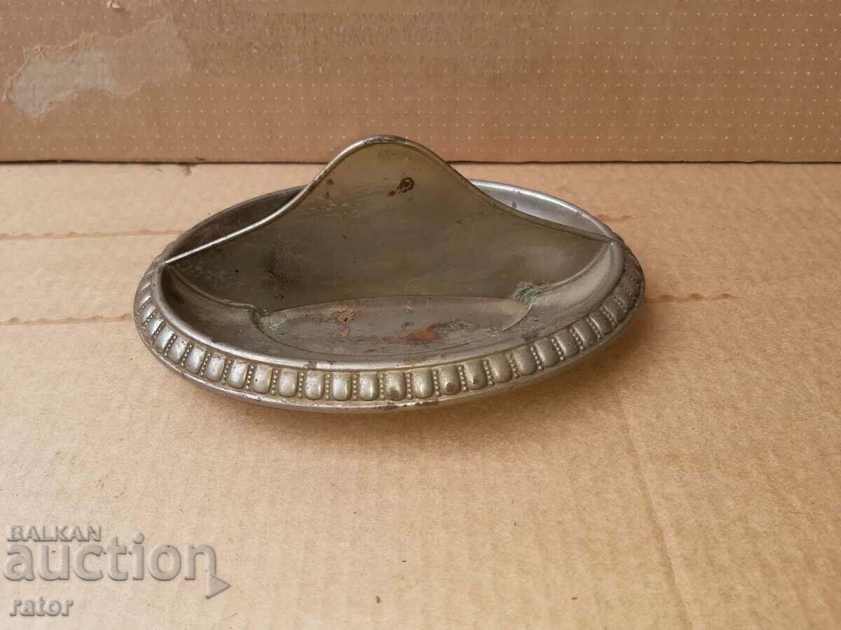 Old silver-plated dish, small dish, spoon - 100 years old with price 15.00 BGN | € 7.67 Old silver-plated dish, small dish, spoon - 100 years old with price 15.00 BGN | € 7.67