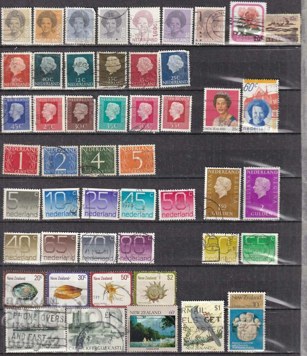 Netherlands - 49 postage stamps, seal