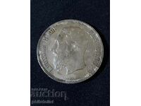 Belgium 1873 - 5 Francs - Silver Coin #3