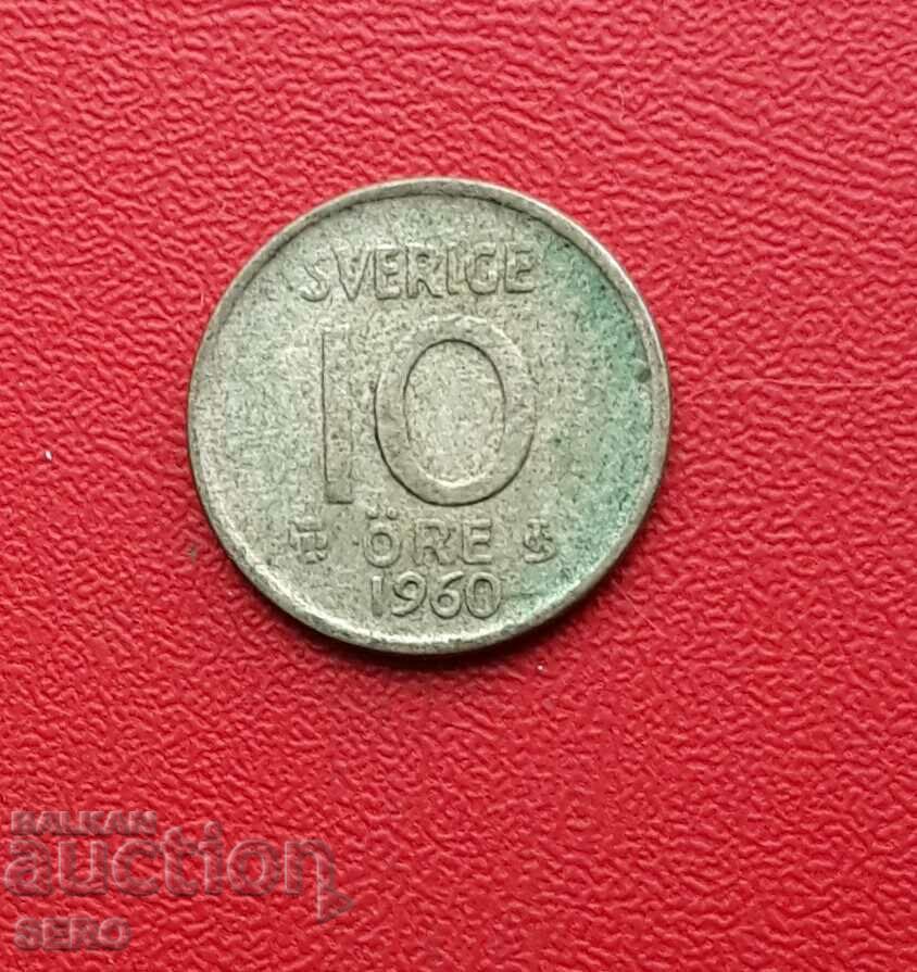 Sweden-10 yore 1960-silver