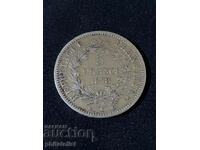 France 1878 K - 5 Francs - Silver Coin