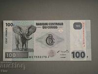 Bancnota - Congo - 100 franci UNC | 2007