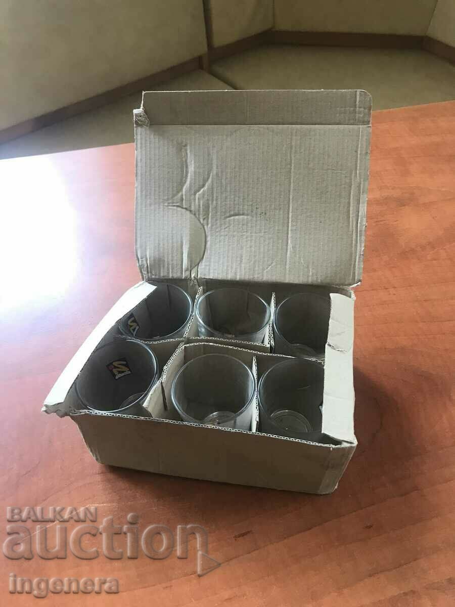 STICLA ZICAFFE SAHAR ESPRESSO NOU 6 BUC.SERVICE cu preț 12.00 BGN | € 6.14