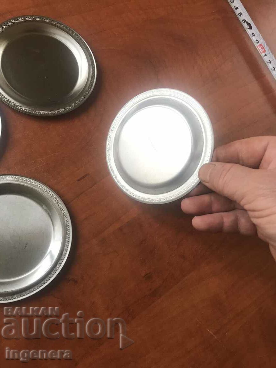 PLATE PLATE INOX METAL ORNAMENTS-4 PCS. with price 12.00 BGN | € 6.14 PLATE PLATE INOX METAL ORNAMENTS-4 PCS. with price 12.00 BGN | € 6.14