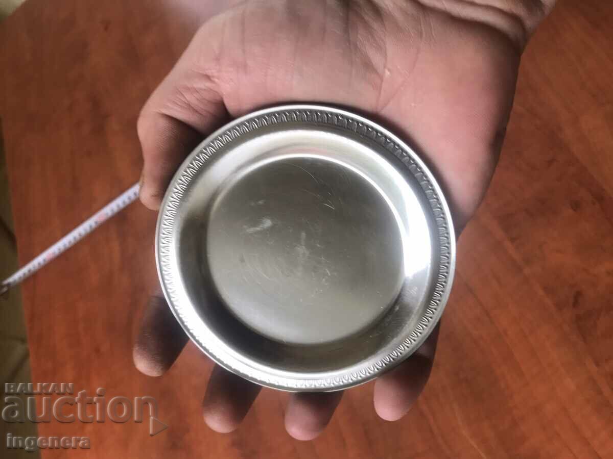 Auction PLATE PLATE INOX METAL ORNAMENTS-4 PCS. Auction PLATE PLATE INOX METAL ORNAMENTS-4 PCS.