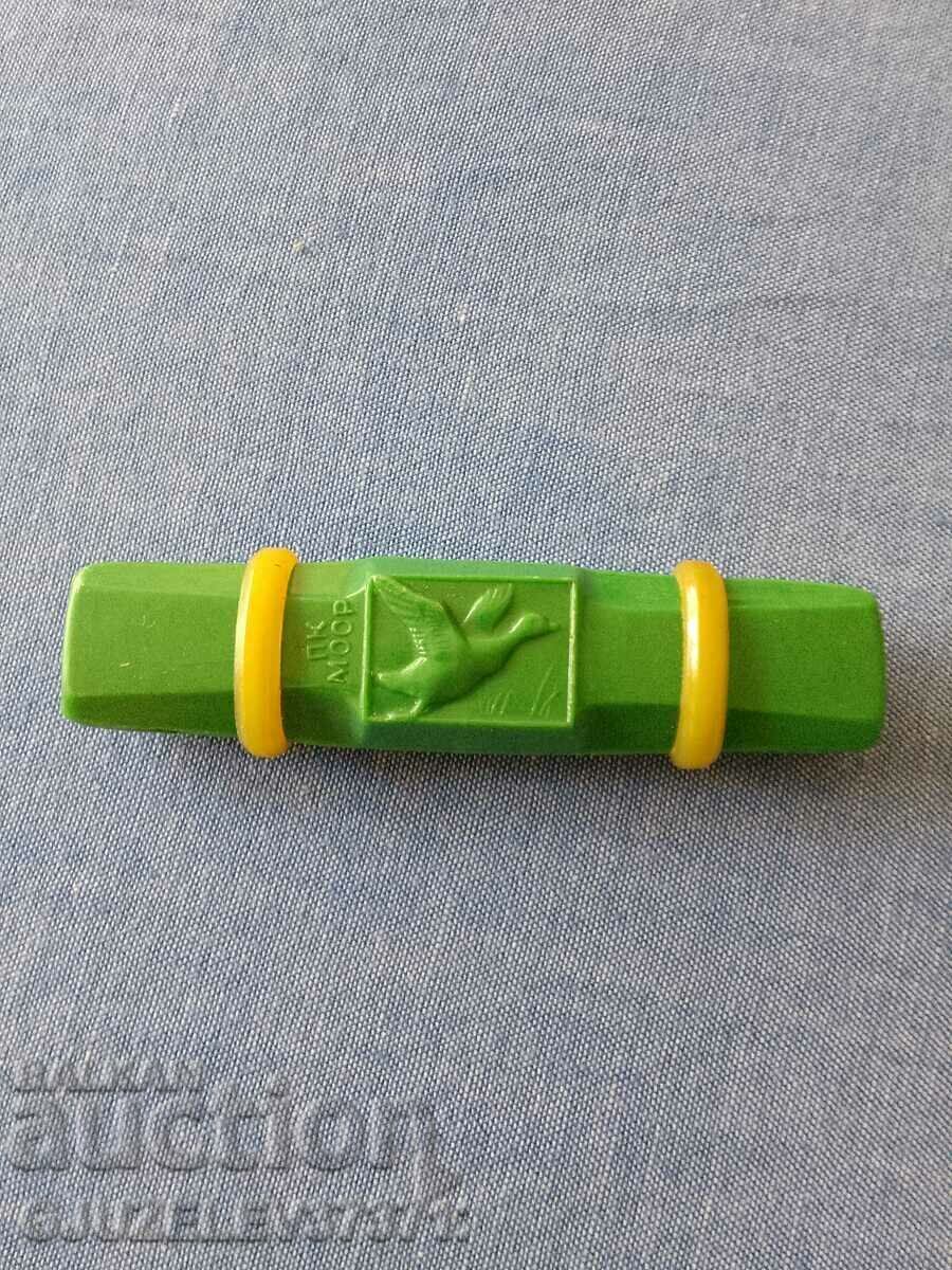 Momeală cu fluier de vânătoare vintage URSS de colecție, imitație Momeală cu fluier de vânătoare vintage URSS de colecție, imitație