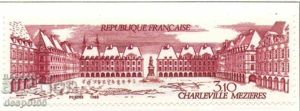 1983 Γαλλία. Τουριστική διαφήμιση - Place Ducale στο Charleville