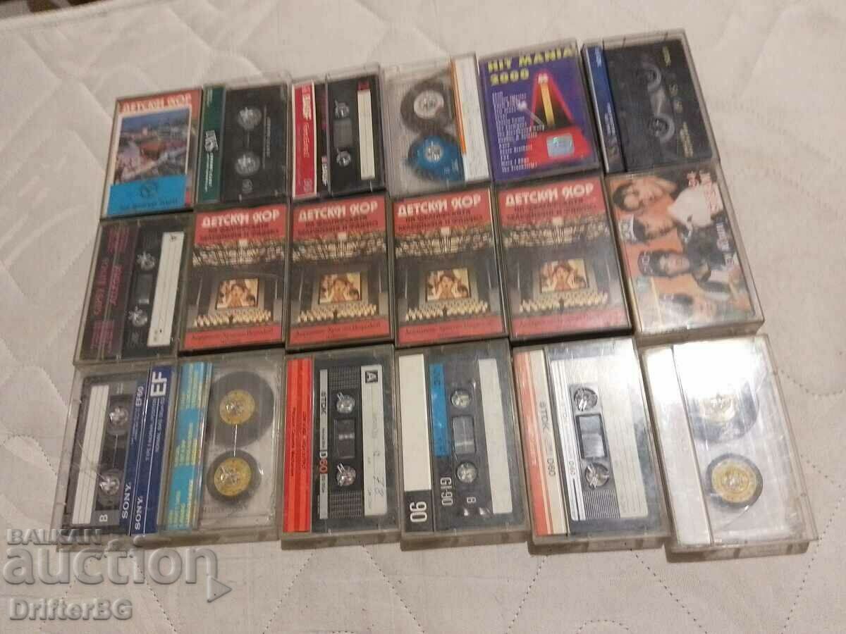 audio cassettes 18