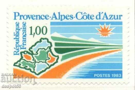 1983. Franţa. Regiunile franceze - Provence.