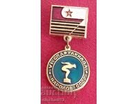 Sports badge. VI People's Sports Games of the USSR - swimming