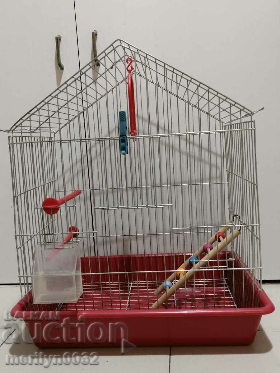 Cușcă metalică pentru păsări, cușcă cu preț 62.00 BGN | € 31.70