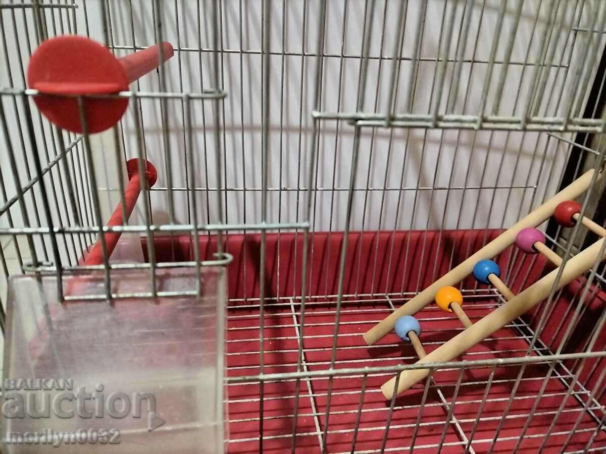 Cușcă metalică pentru păsări, cușcă - 6