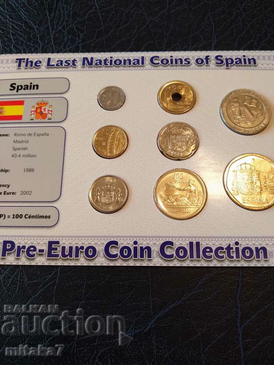 Coin set, Spain