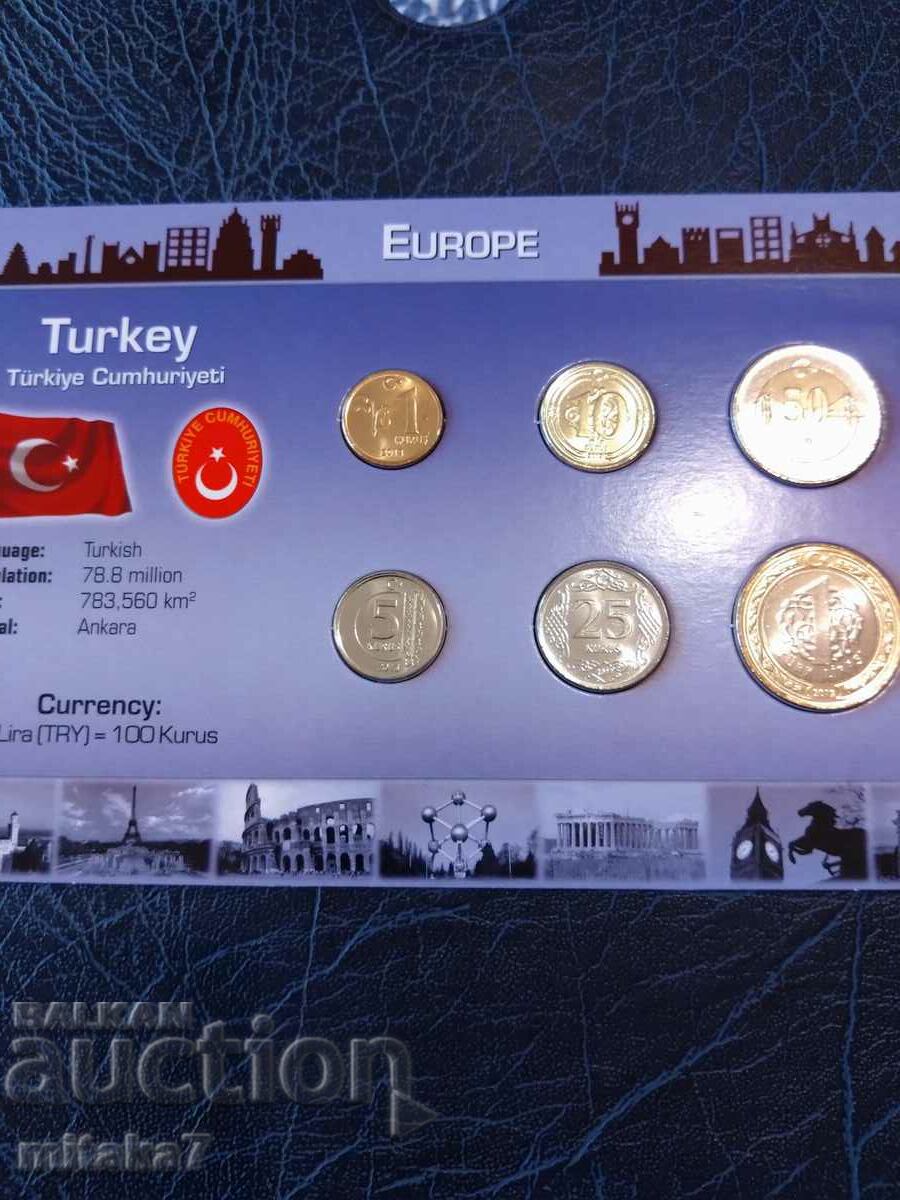 Set of coins, Turkey