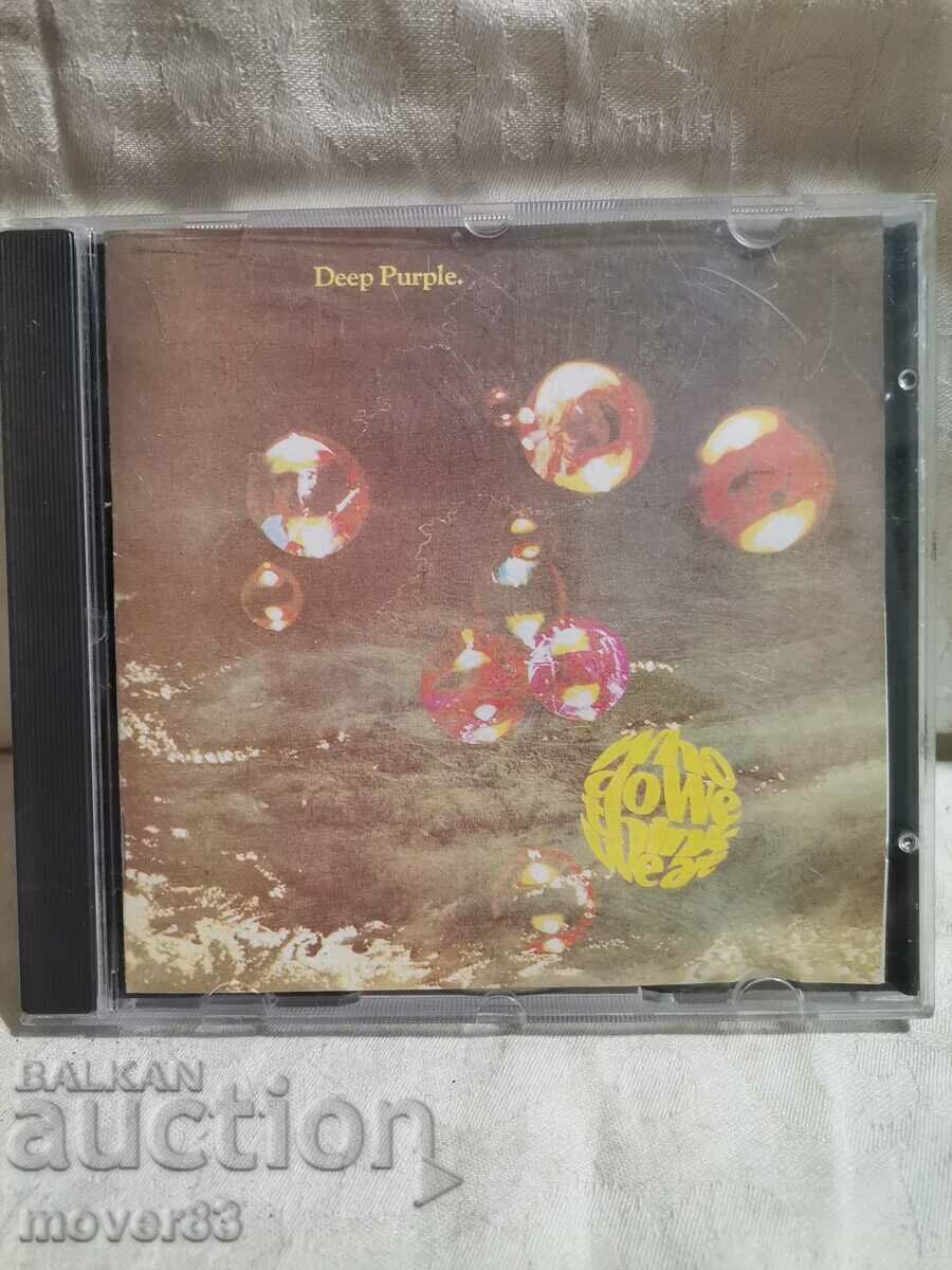 CD cu muzică pe disc. „Deep Purple”.