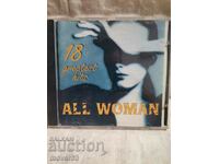 CD диск музика. "All woman greatest hits" .