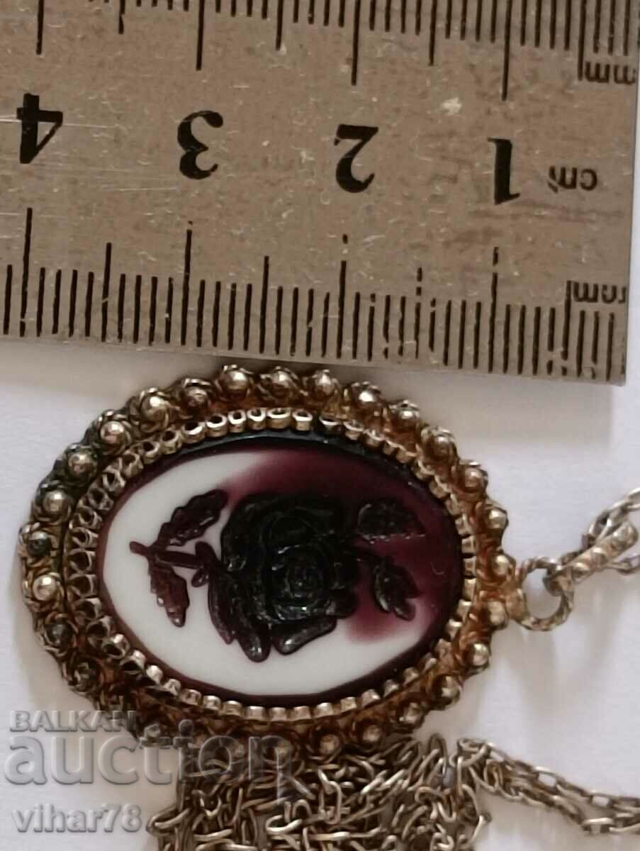Auction Old silver pendant Auction Old silver pendant