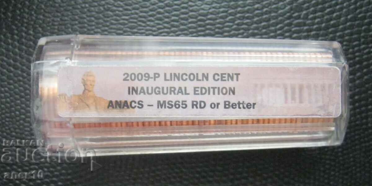 2009-P  LINCOLN CENT  INAUGURAL  EDITION