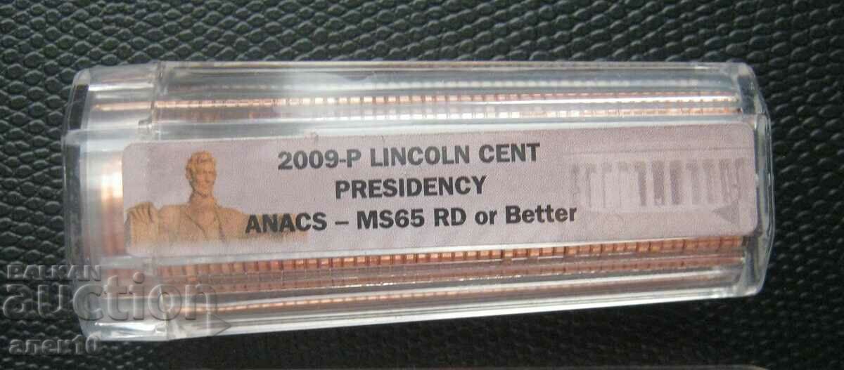 2009-P PREȘEDINȚIA LINCOLN CENT