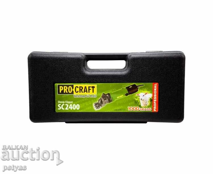 Машина за подстригване на овце Procraft SC2400, 450W, 2400 о с цена 169.00 лв. | € 86.41 Машина за подстригване на овце Procraft SC2400, 450W, 2400 о с цена 169.00 лв. | € 86.41