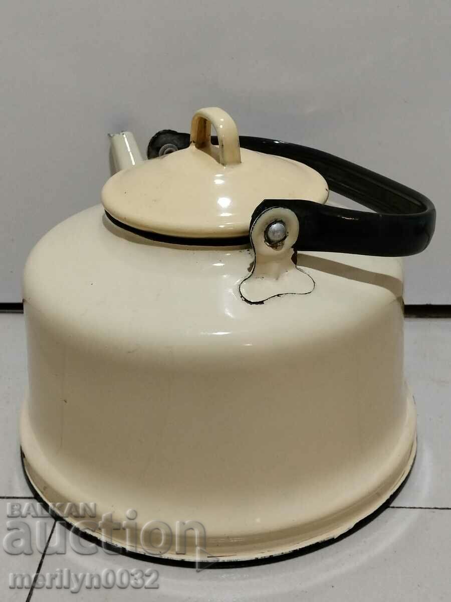Delivery of Enameled teapot from the Sotsa, a vessel with enamel, USSR