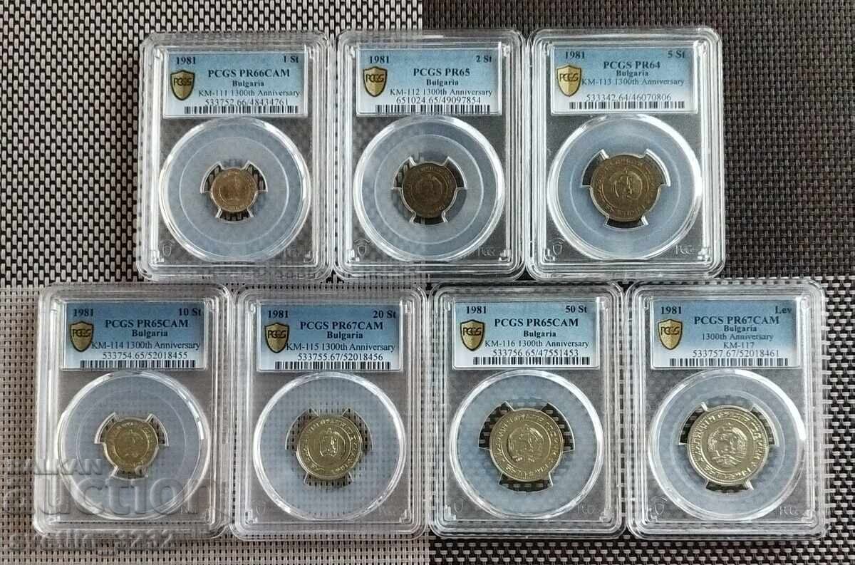 Set 1981 Matte Gloss PCGS