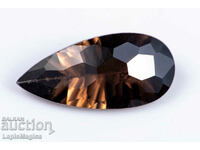 Smoky quartz 5,54ct kapka cut #4