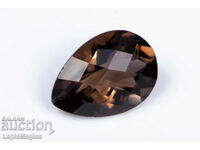 Smoky quartz 4.81ct kapka cut #5