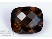 Smoky quartz 5.07ct cushion cut #10