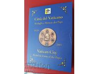 Vatican SET 2001 of 6 coins and medal