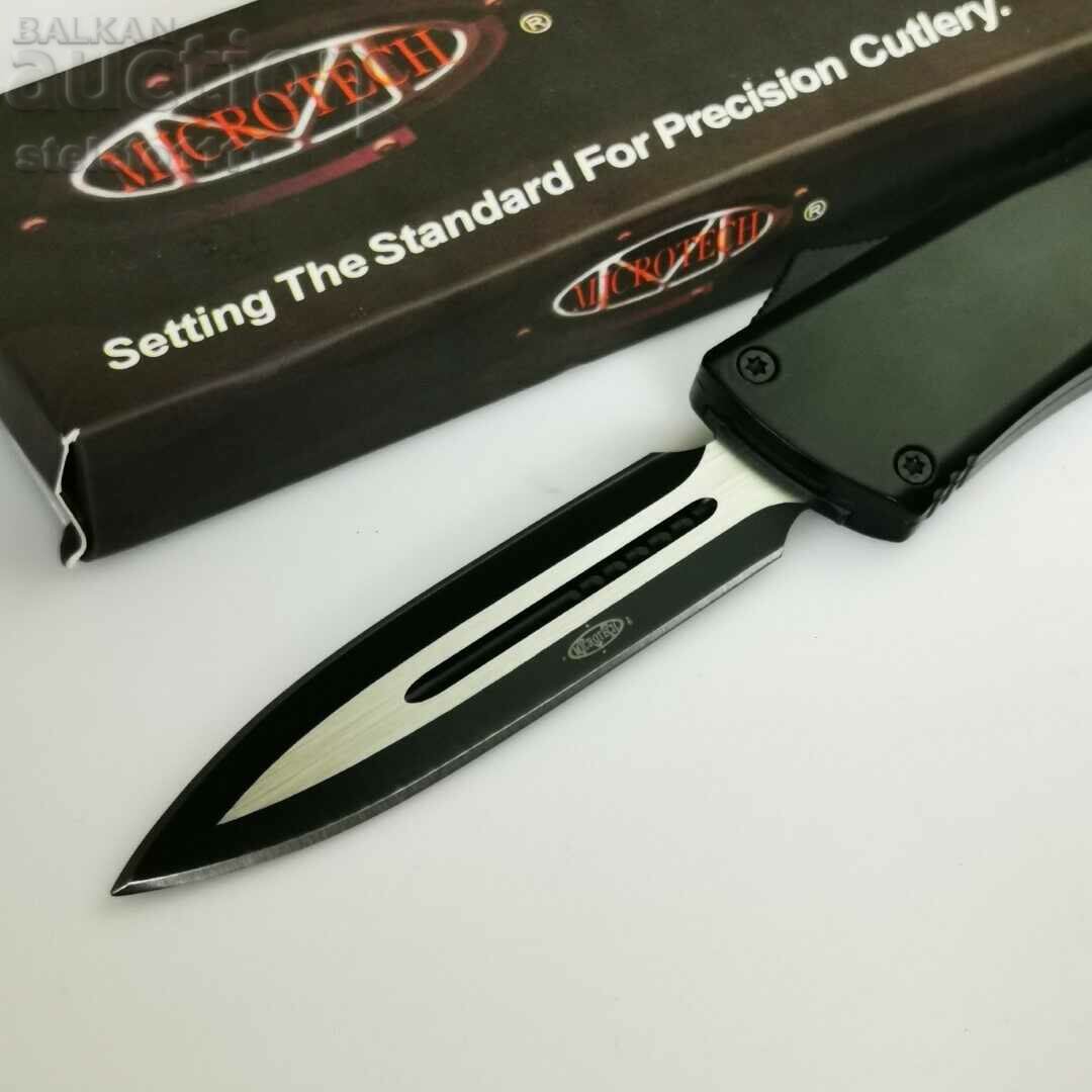 Automatic knife, pocket knife, folding knife, dagger blade