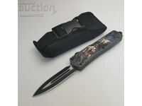 Automatic knife, pocket knife, folding knife, dagger blade