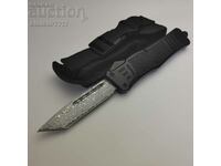 Automatic knife, pocket knife, folding knife, Damascus steel