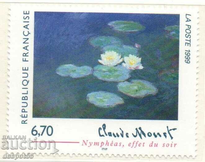 1999. Franţa. Pictură de Claude Monet.