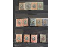 Complete clean series of stamps-Regular - Prince Ferdinand 1901-13 pcs