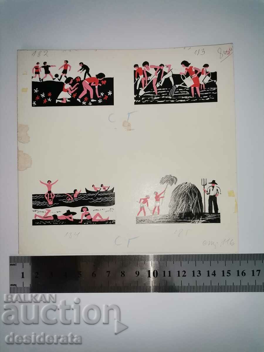 Original illustrations by Boris Dimovski