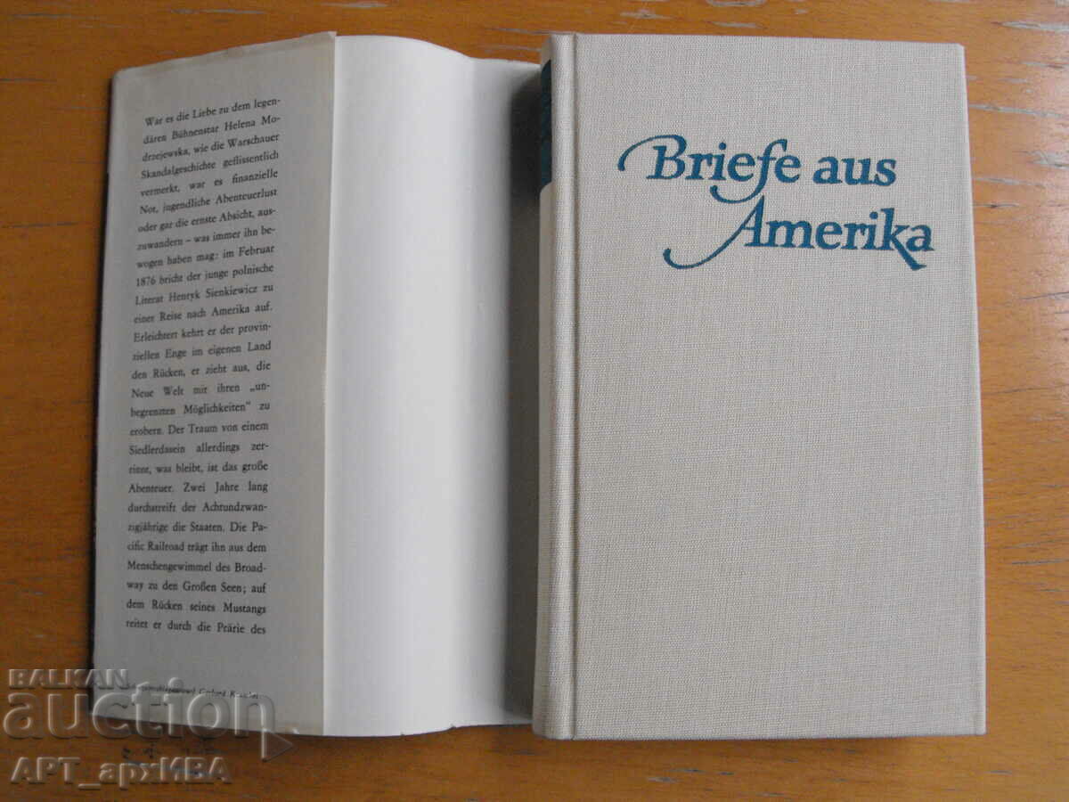 Briefe aus Amerika /in German/. Author: Henrik Sienkiewicz. with price 12.50 BGN | € 6.39