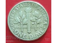 1 dime 1959 - SUA - Argint