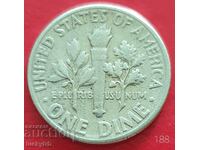 1 dime 1956 - SUA - Argint