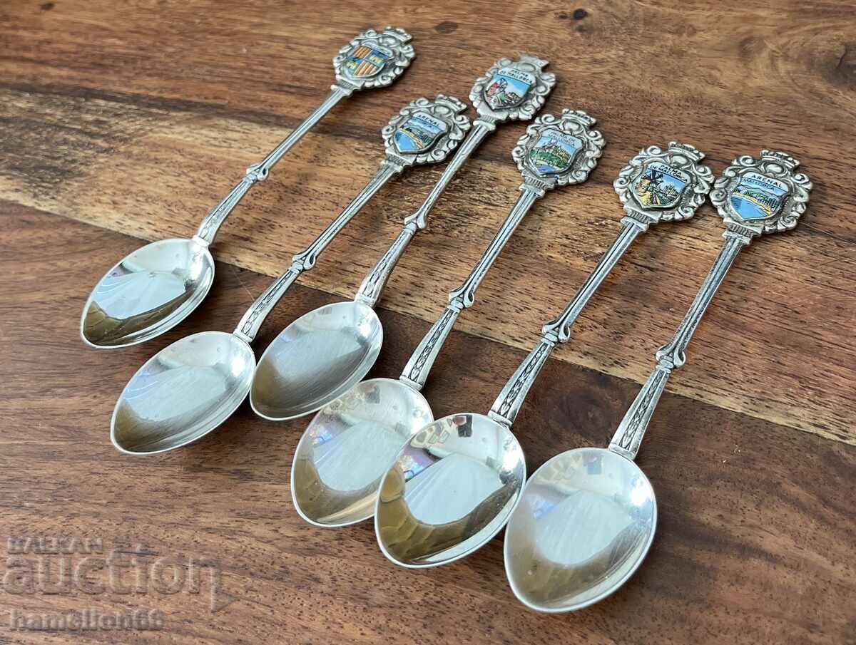 Ασημένια κουτάλια 6 τεμ. με τιμή € 199.40 | 389.99 BGN