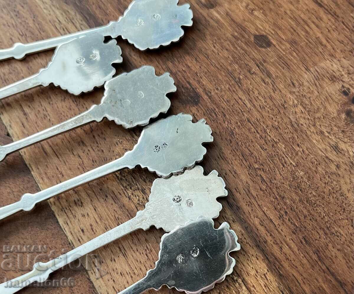 Delivery of Silver spoons 6 pcs. Delivery of Silver spoons 6 pcs.