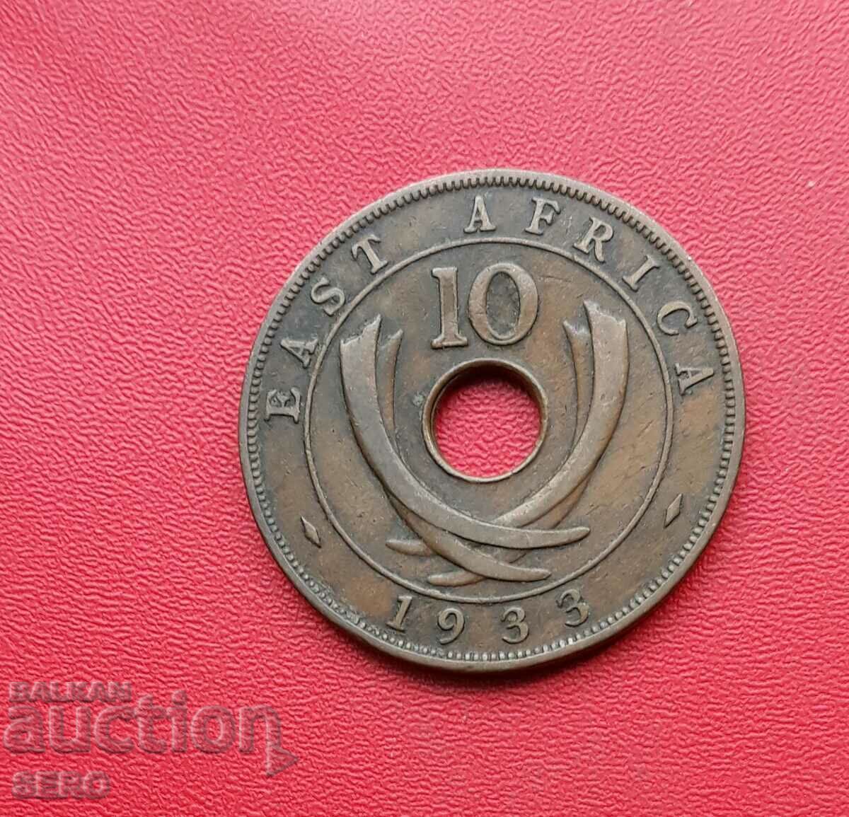 British East Africa - 10 cents 1933