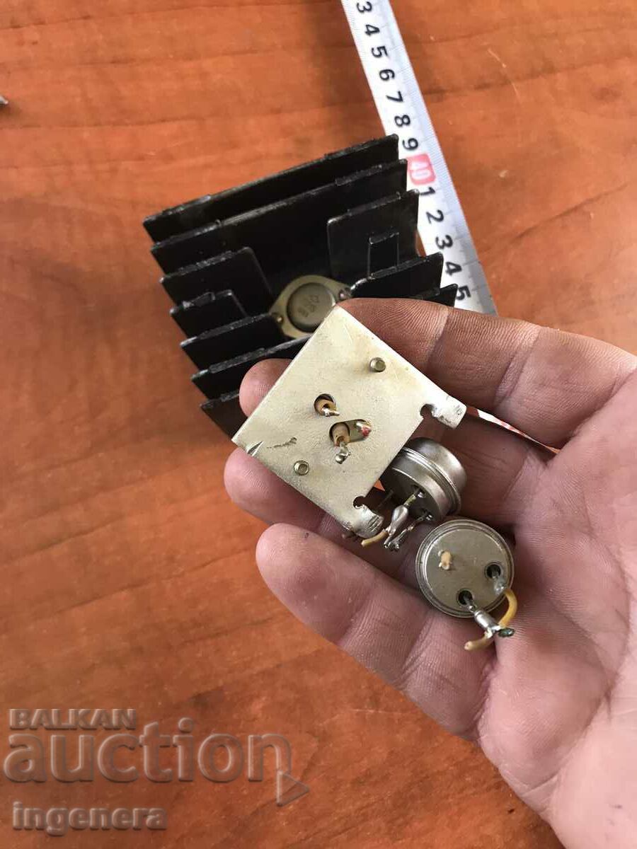 EL. ELEMENTS TRANSISTORS RADIATOR-4 NOS. USE OR SCRAP - 7