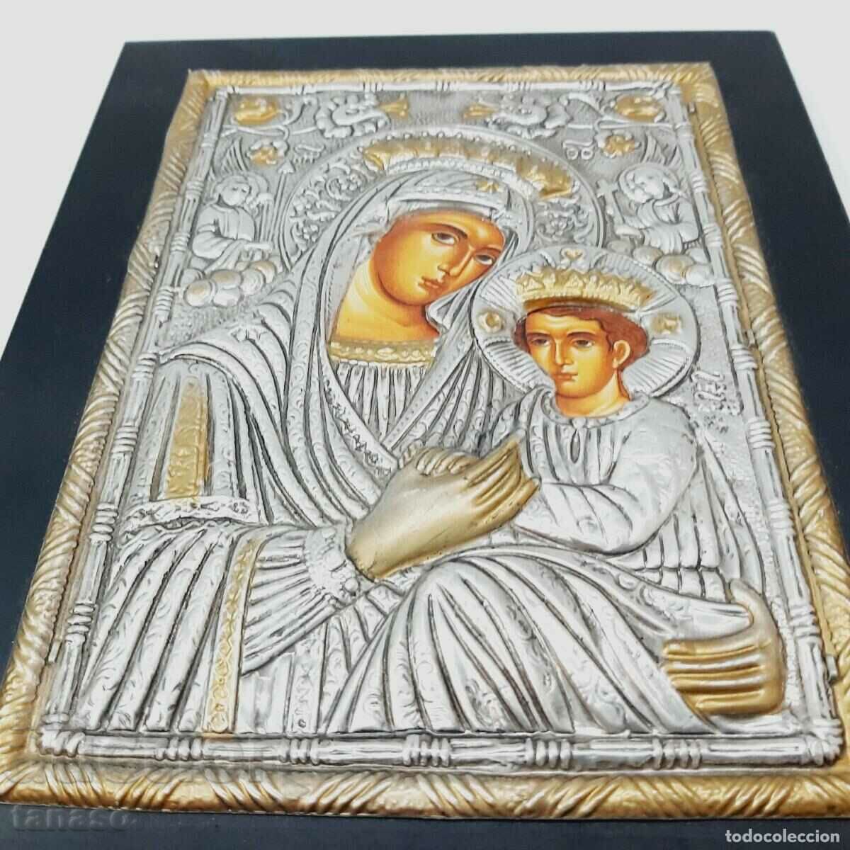 Old Orthodox icon, Virgin and Child (3.3) - 5 Old Orthodox icon, Virgin and Child (3.3) - 5