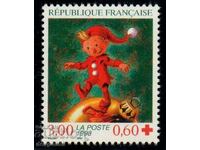 1998. France. Red cross.