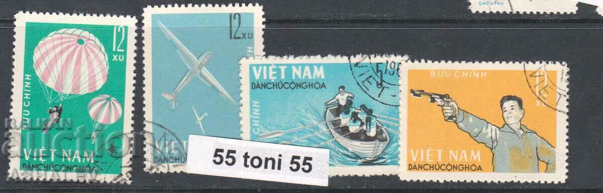 1964. Vietnam Sport 4m. cu ștampila