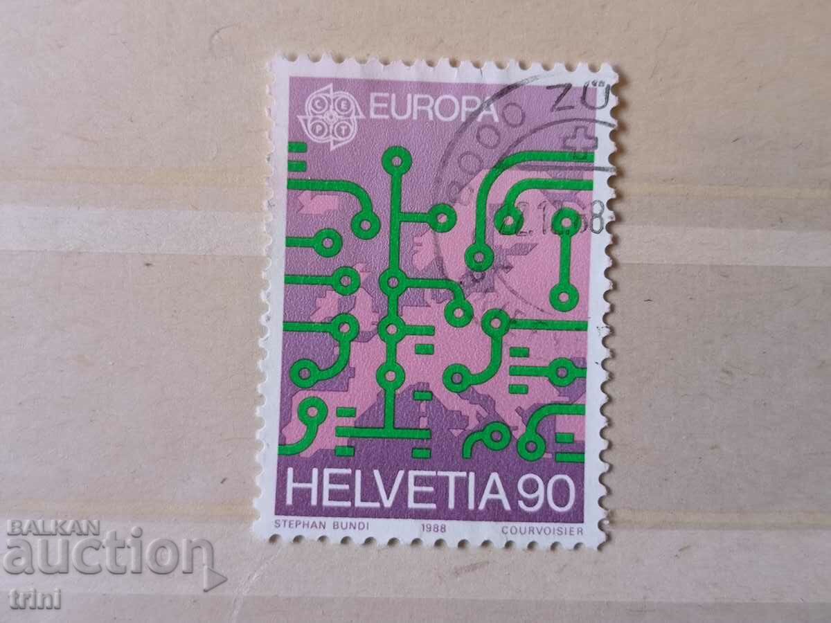 Switzerland 1988 EUROPE Stamps - Transport and communications